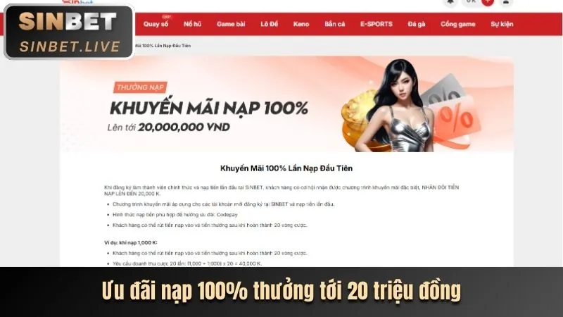 Khuyến mãi chào mừng Lucky8